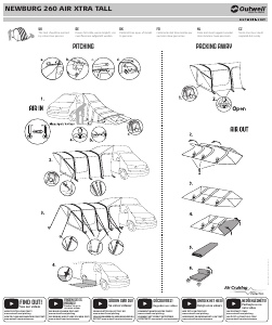 Bedienungsanleitung Outwell Newburg 260 Air Xtra Tall Zelt