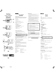 Manual de uso Oregon WA101 Podómetro