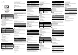 Bruksanvisning Nedis CLDK003GY Väckarklocka