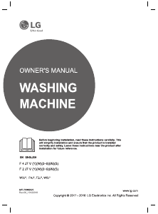 Handleiding LG F4J7VY2S Wasmachine