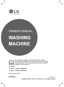 Handleiding LG F4J609WS Wasmachine