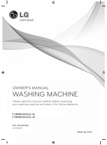 Manual LG F12B89NDA Washing Machine