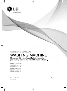 Manual LG F1489TD Washing Machine
