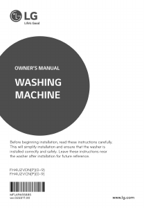 Manual LG FH4U2VCN4 Washing Machine