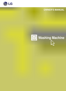 Handleiding LG WD-1042FH Wasmachine