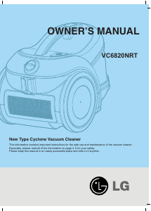 Manual LG VC6820NRT Vacuum Cleaner