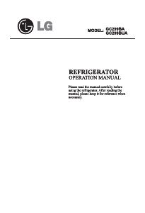 Manual LG GC-299BU Fridge-Freezer