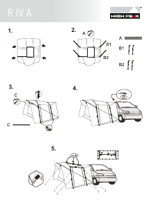 Handleiding High Peak Riva Tent