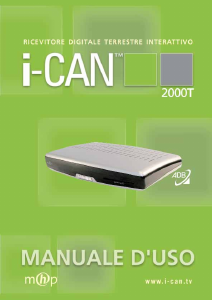 Manuale i-Can 2000T Ricevitore digitale