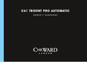 Manual Christopher Ward C61 Trident Pro Watch