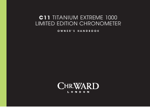 Handleiding Christopher Ward C11 Titanium Extreme Horloge