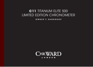 Manual Christopher Ward C11 Titanium Elite Watch