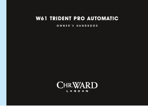 Handleiding Christopher Ward W61 Trident Pro Horloge