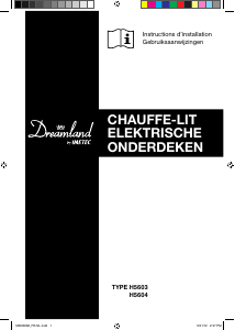 Handleiding Dreamland 16049 Elektrische deken