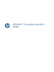 Bedienungsanleitung HP Envy 110 e D411 Multifunktionsdrucker