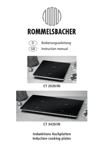 Bedienungsanleitung Rommelsbacher CT 2020/IN Kochfeld