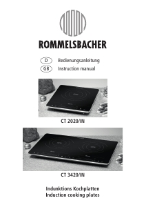 Manual Rommelsbacher CT 2020/IN Hob