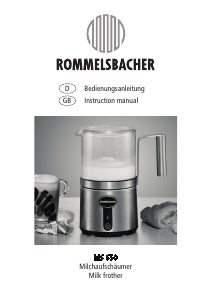 Handleiding Rommelsbacher MS 650 Melkopschuimer