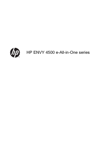 Bedienungsanleitung HP Envy 4500 e Multifunktionsdrucker