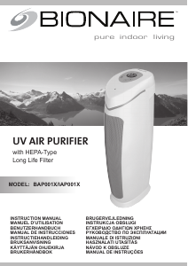 Εγχειρίδιο Bionaire IAP001X Καθαριστής αέρα