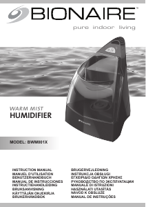 Manual de uso Bionaire BWM001X Humidificador