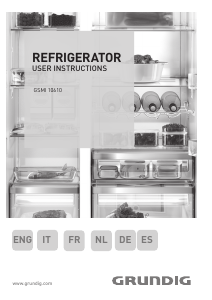 Manual Grundig GSMI 10610 Refrigerator