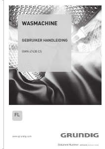 Handleiding Grundig GWN 47430 CS Wasmachine