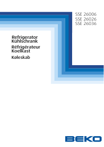 Bedienungsanleitung BEKO SSE26026S Kühlschrank