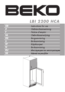 Mode d’emploi BEKO LBI 2200 HCA Réfrigérateur