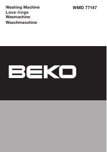 Bedienungsanleitung BEKO WMD 77147 P Waschmaschine