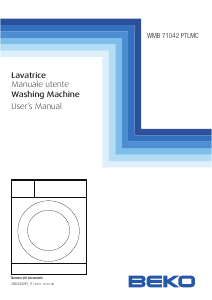 Manuale BEKO WMB 71042 PTLMC Lavatrice