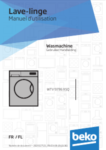 Mode d’emploi BEKO WTV 9736 XSQ Lave-linge