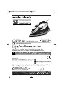 Manual Morphy Richards 300003 Comfigrip Iron