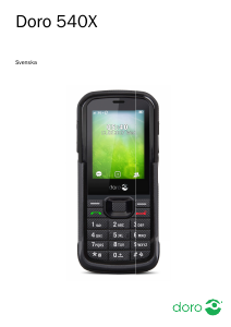 Bruksanvisning Doro 540X Mobiltelefon