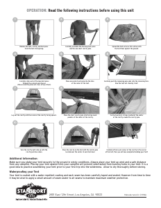 Manual Stansport 725-15 Trophy Hunter Tent