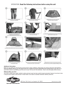 Manual de uso Stansport 725-100 McKinley Carpa de campaña