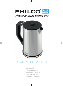 Instrukcja Philco PHWK 2164 Czajnik