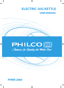 Manual Philco PHWK 2060 Kettle