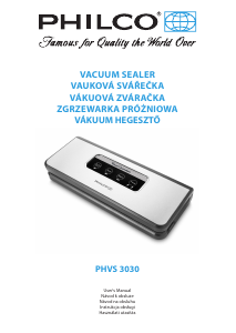 Manual Philco PHVS 3030 Vacuum Sealer