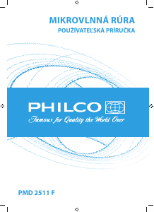 Návod Philco PMD 2511 F Mikrovlnná rúra