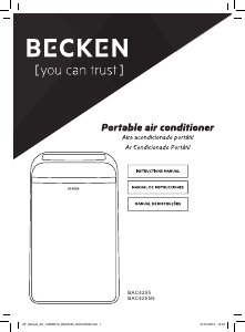 Manual de uso Becken BAC4255 Aire acondicionado