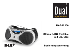Bedienungsanleitung Dual DAB-P100 Stereoanlage