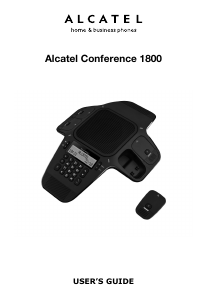 Manual Alcatel Conference 1800 Conference Phone