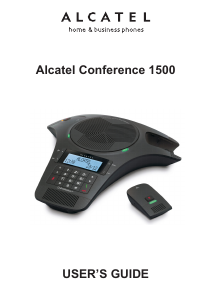 Handleiding Alcatel Conference 1500 Conferentietelefoon