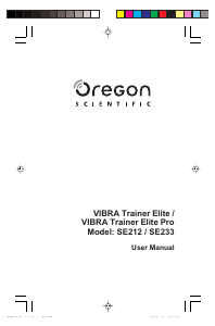 Manuale Oregon SE233 Orologio sportivo