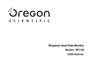 Mode d’emploi Oregon SE138 Montre sport