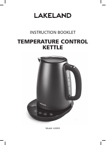 Manual Lakeland 62805 Kettle