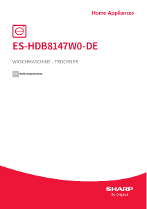 Bedienungsanleitung Sharp ES-HDB8147W0-DE Waschtrockner