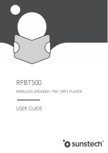 Manual Sunstech RPBT500 Speaker