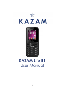 Manual Kazam LIFE B1 Mobile Phone